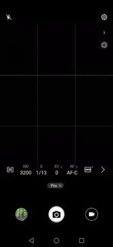 Huawei Nova 3 fotoapp ruční režim