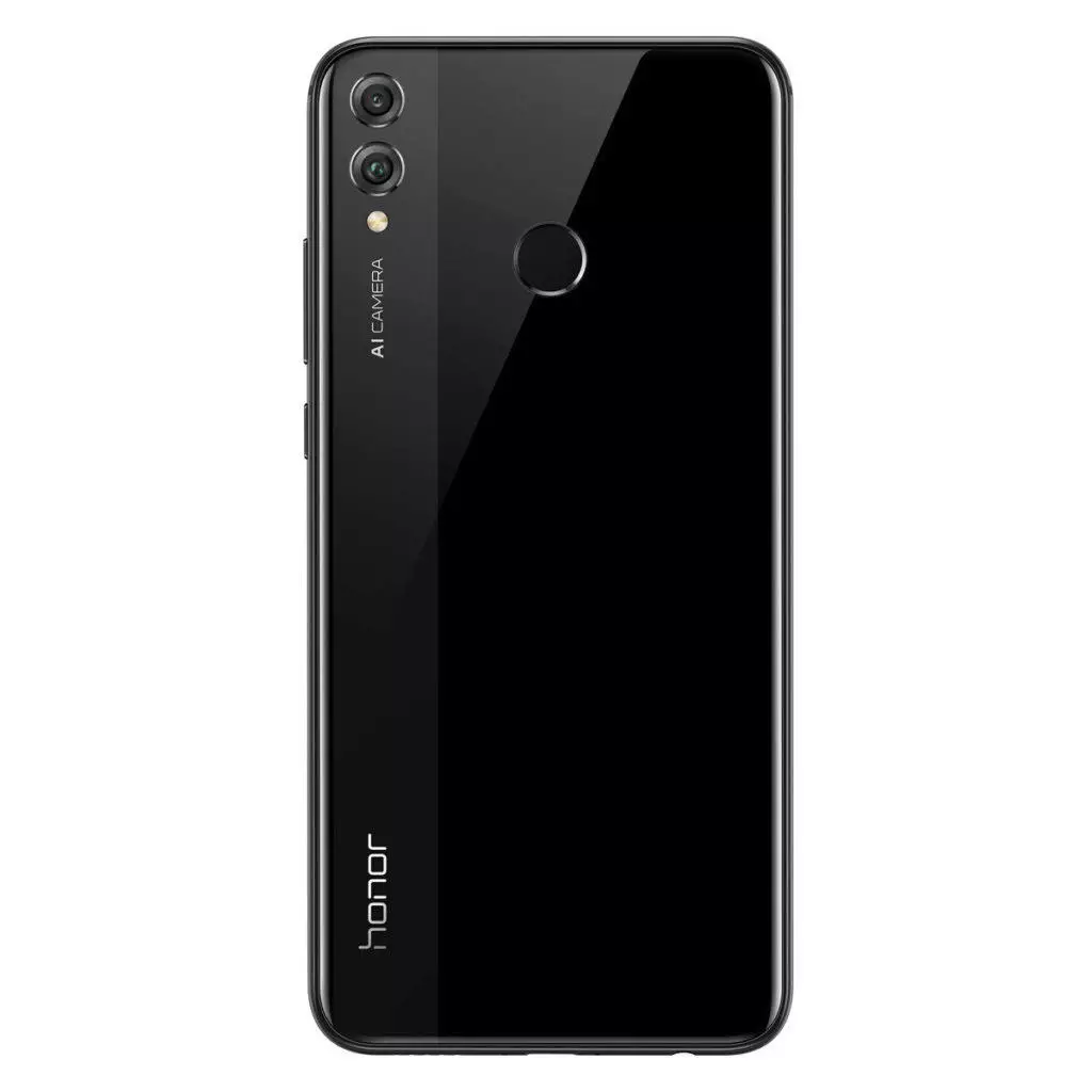 Telefon Honor 8X černý - zadní část