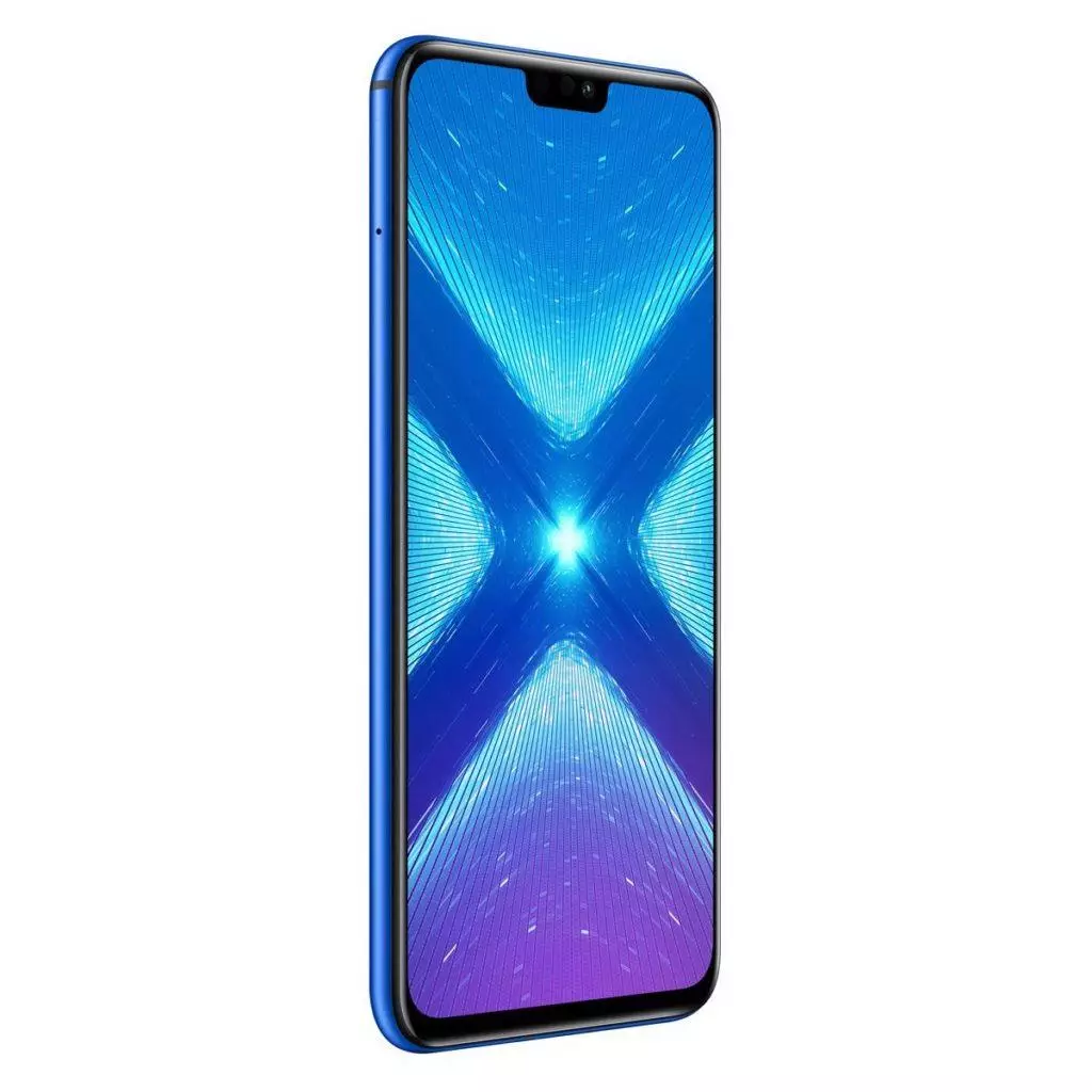 Telefon Honor 8X modrý - displej