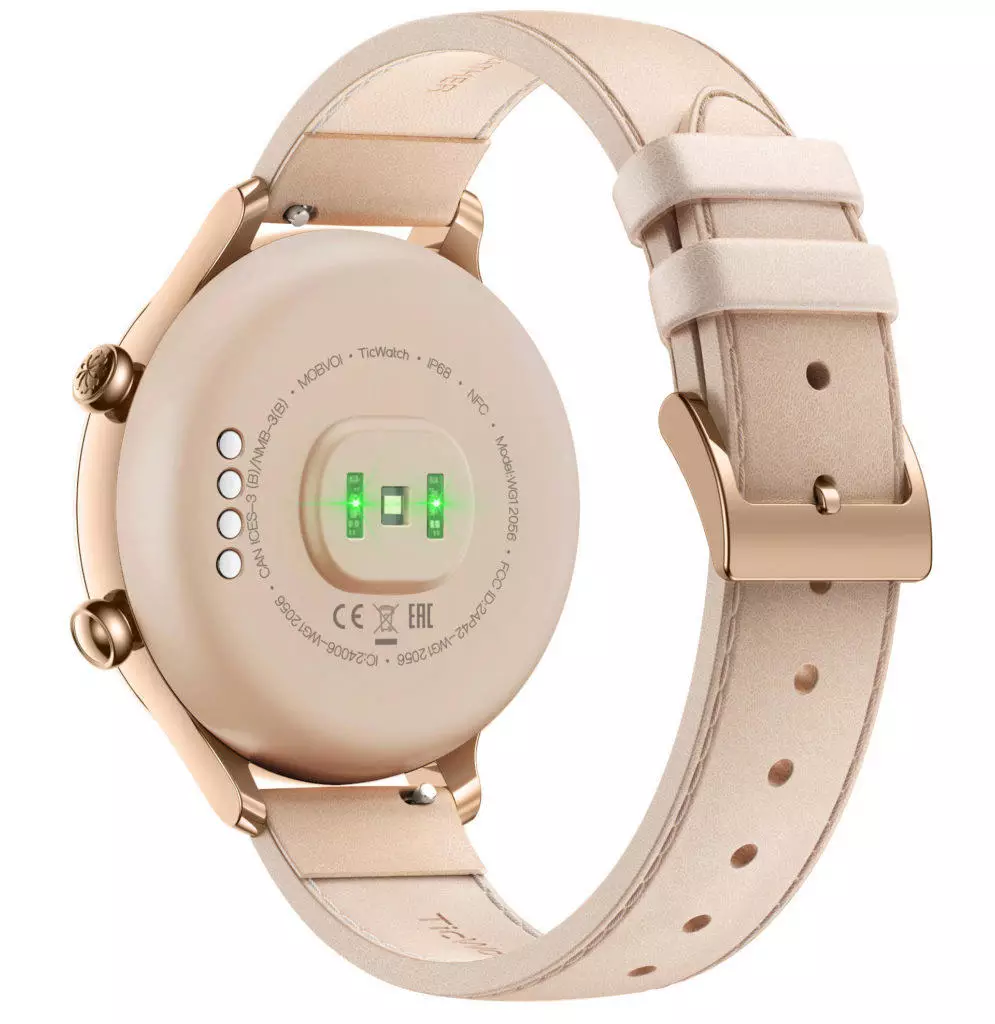 TicWatch C2 chytre hodinky senzor