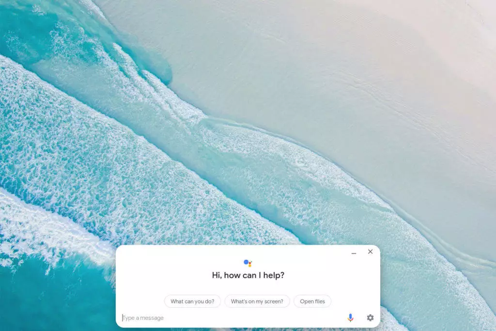 chrome os asistent google