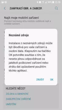 jak instalovat apk soubory android