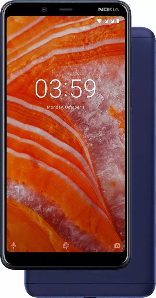Levná Nokia 3.1 Plus - modrá varianta