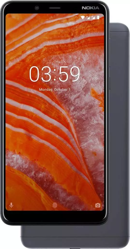 Levná Nokia 3.1 Plus - šedá varianta