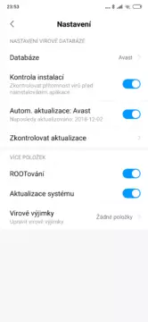 nastaveni zabezpeceni antivir xiaomi