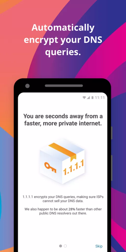 1.1.1.1 Faster & Safer Internet aplikace
