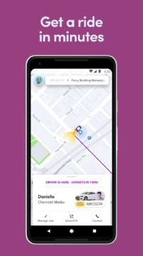 Lyft aplikace