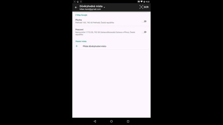Android 5.0 Lollipop: Důvěryhodná místa