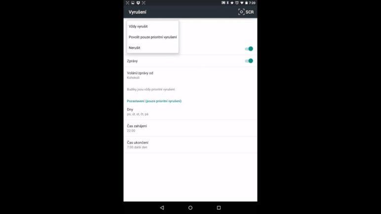 Android 5.0 Lollipop: Prioritní režim