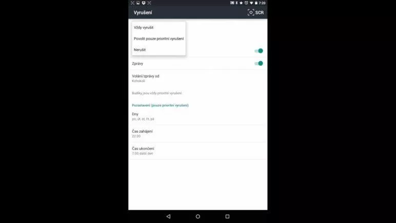 Android 5.0 Lollipop: Prioritní režim