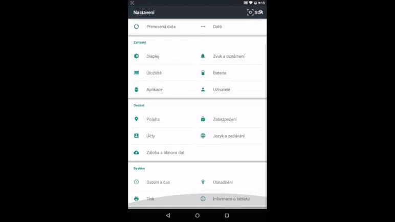 Android 5.0 Lollipop: Zapnutí/vypnutí otáčení obrazovky