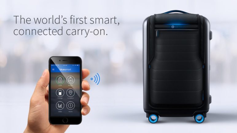 Bluesmart - The World's First Smart Connected Carry-on Suitcase