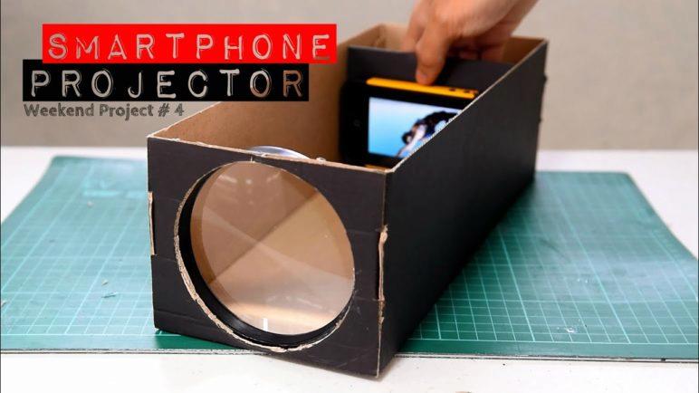 Build A Smartphone Projector With A Shoebox