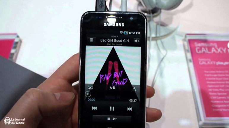 CES 2011 : Samsung Galaxy Player PMP