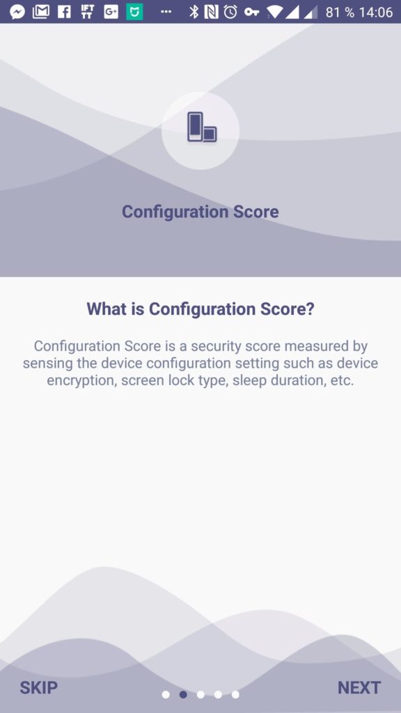 Configuration Score (Konfigurační skóre)