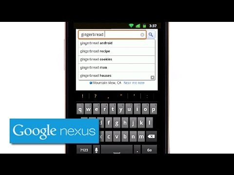 Explore Nexus S: Gingerbread Keyboard