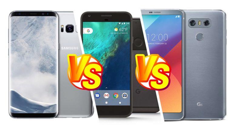 Foto test Samsung Galaxy s8 vs. LG G6 vs. Googe Pixel