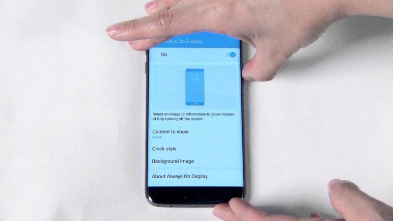 Galaxy S7 edge - Always On Display (AOD)