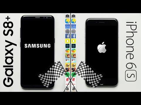 Galaxy S8 (2017) vs. iPhone 6S (2015) Speed Test