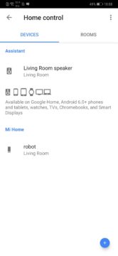 Google Home Assistant Google xiaomi roborock S50 S55 home control