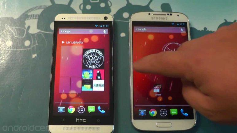 Google Play edition Galaxy S4 and HTC One
