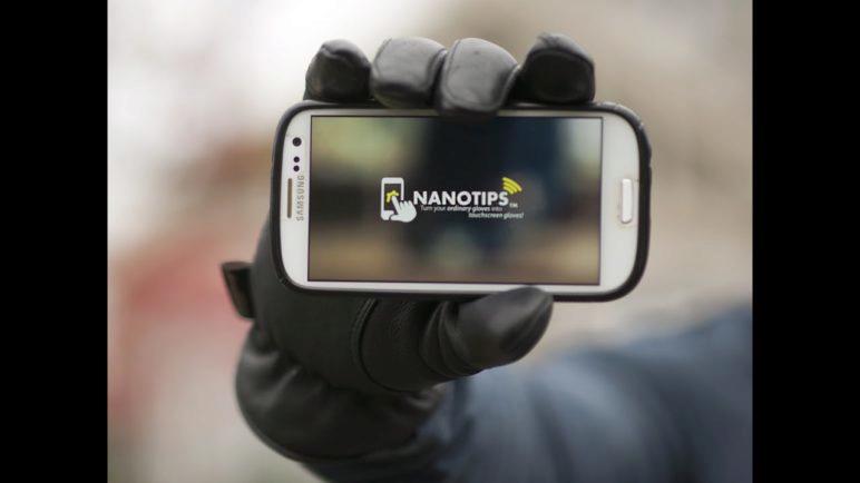 How to turn every glove into a touchscreen glove with NANOTIPS