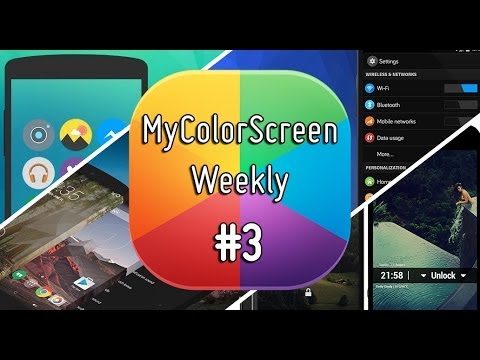 Icon Packs, CM Themes & Lockscreens - MyColorScreen Weekly #3