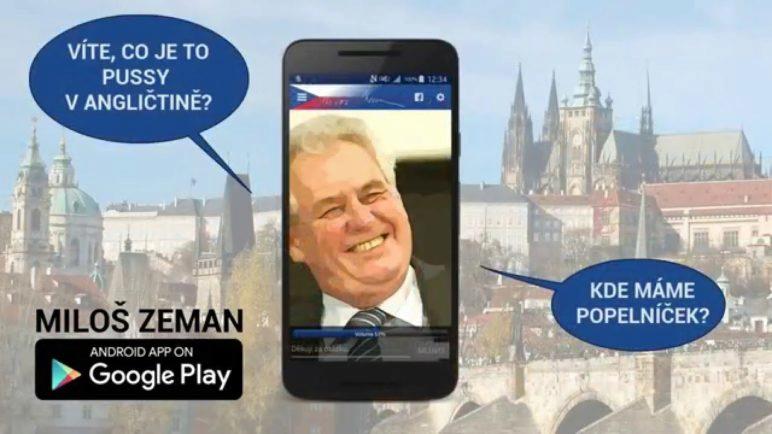 Miloš Zeman - Aplikace pro Android