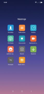 MIUI aplikace Xiaomi Redmi Note 6