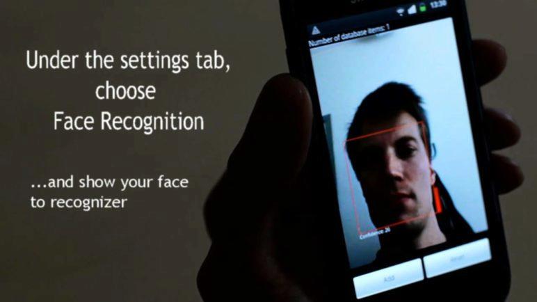 Mobile face recognition - Visidon AppLock for Android