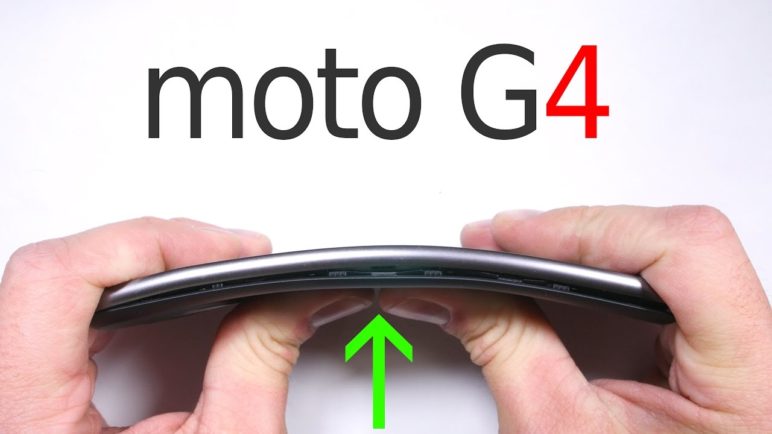 Moto G4 Durability Test - BEND TEST - Scratch test BURN TEST
