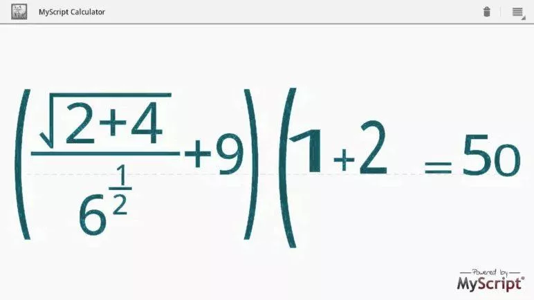 MyScript® Calculator (Android)