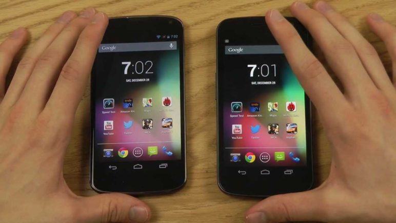 Nexus 4 vs. Galaxy Nexus