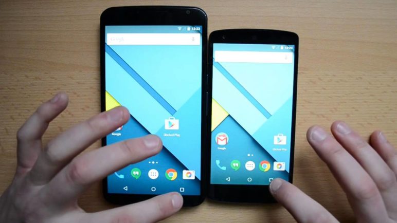 Nexus 6 vs. Nexus 5 - systém