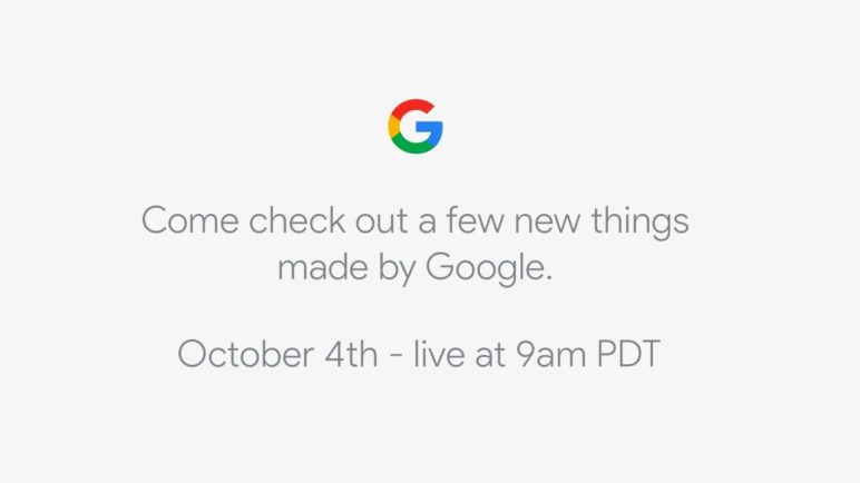 October 4th - Google Event