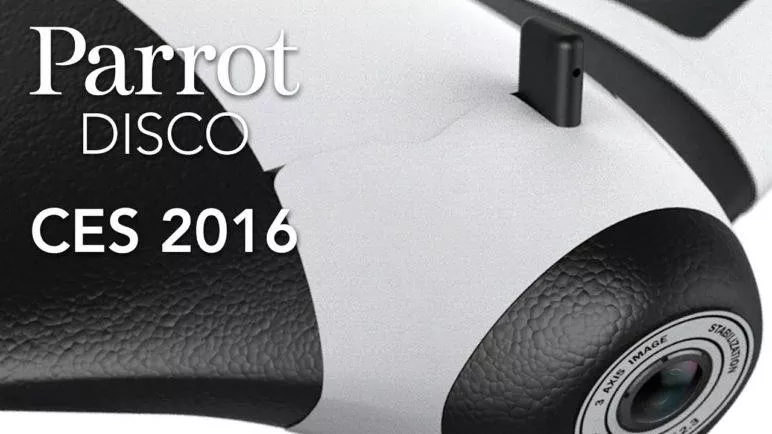 Parrot DISCO - Drone Prototype Flights #CES2016