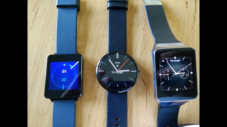Rychlý srovnávací pohled Android Wear hodinek (Samsung Gear Live, LG G Watch, Motorola Moto 360)