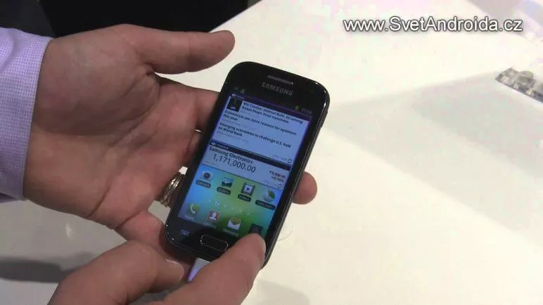 Samsung Galaxy Ace 2 na MWC 2012