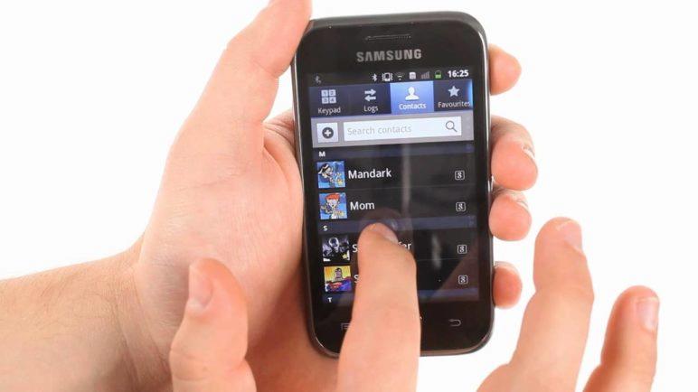 Samsung Galaxy Ace Plus user interface