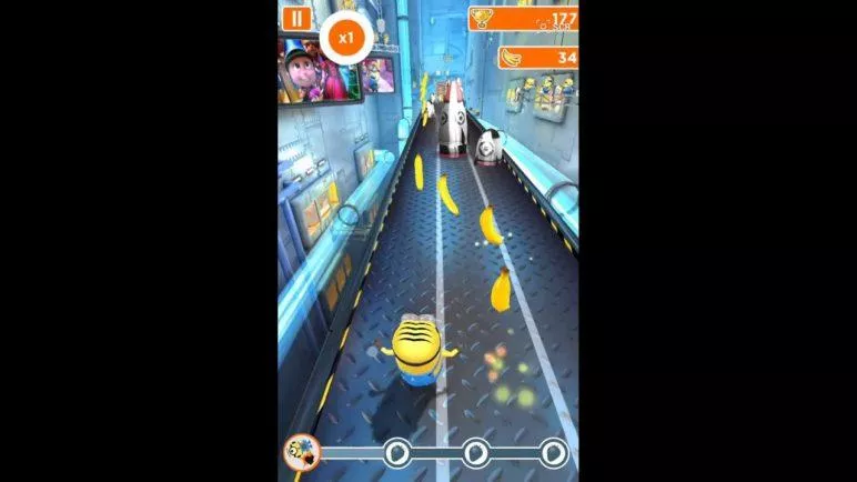 SCR Screen Recorder: nahrávka ze hry Minion Rush