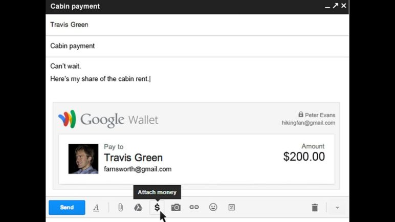 Send money with Gmail and Google Wallet