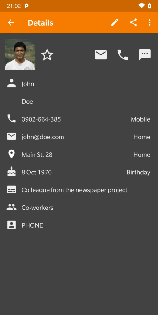 Simple Contacts Pro android