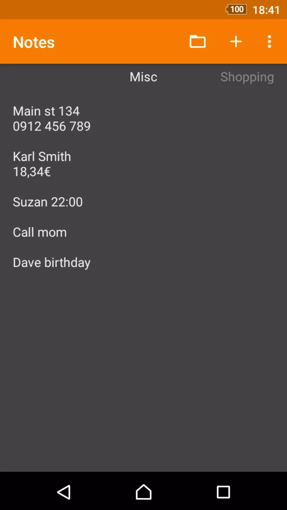 Simple Notes Pro od Simple Mobile Tools