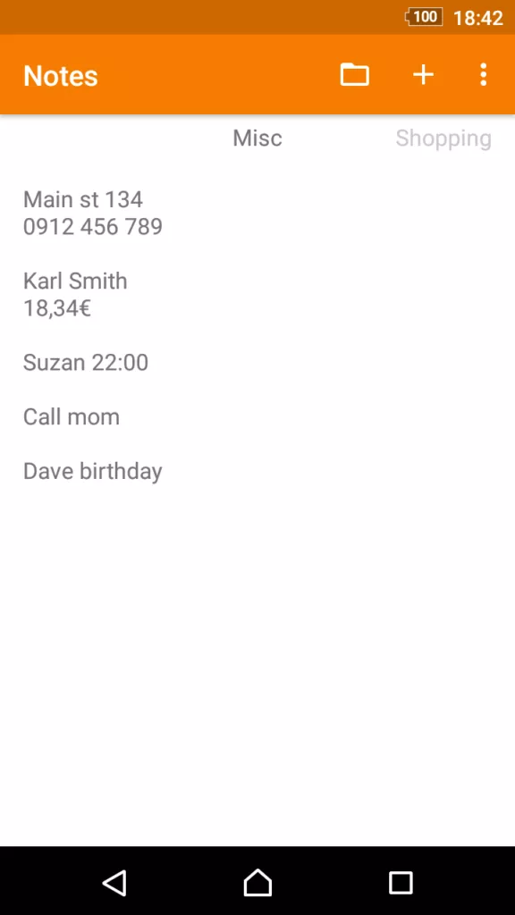 Simple Notes Pro od Simple Mobile Tools