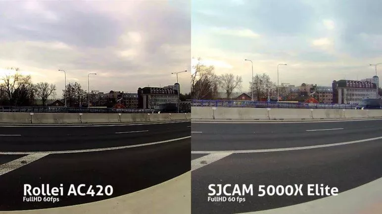 SJCAM 5000X Elite vs Rollei AC420 FullHD 60 fps