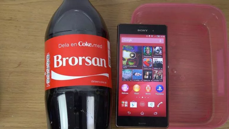 Sony Xperia Z3 Coca-Cola - Test (4K)