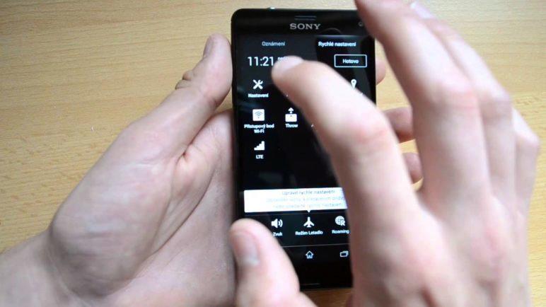 Sony Xperia Z3 Compact - prostředí systému Android