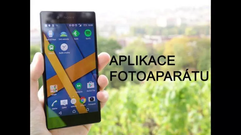 Sony Xperia Z5 - aplikace fotoaparátu