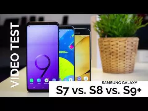 VIDEOTEST Samsung S7 vs S8 vs S9+ - SvetAndroida.cz