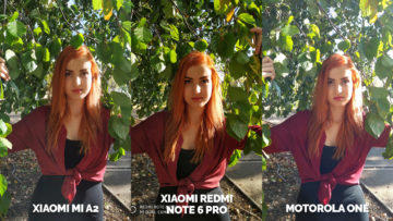 Fototest Xiaomi Mi A2 vs Xiaomi Redmi Note 6 Pro vs Motorola One modelka